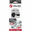 Velcro Brand Cord Ties, Portable, Hook/Loop, AST, 36PK VEK30817
